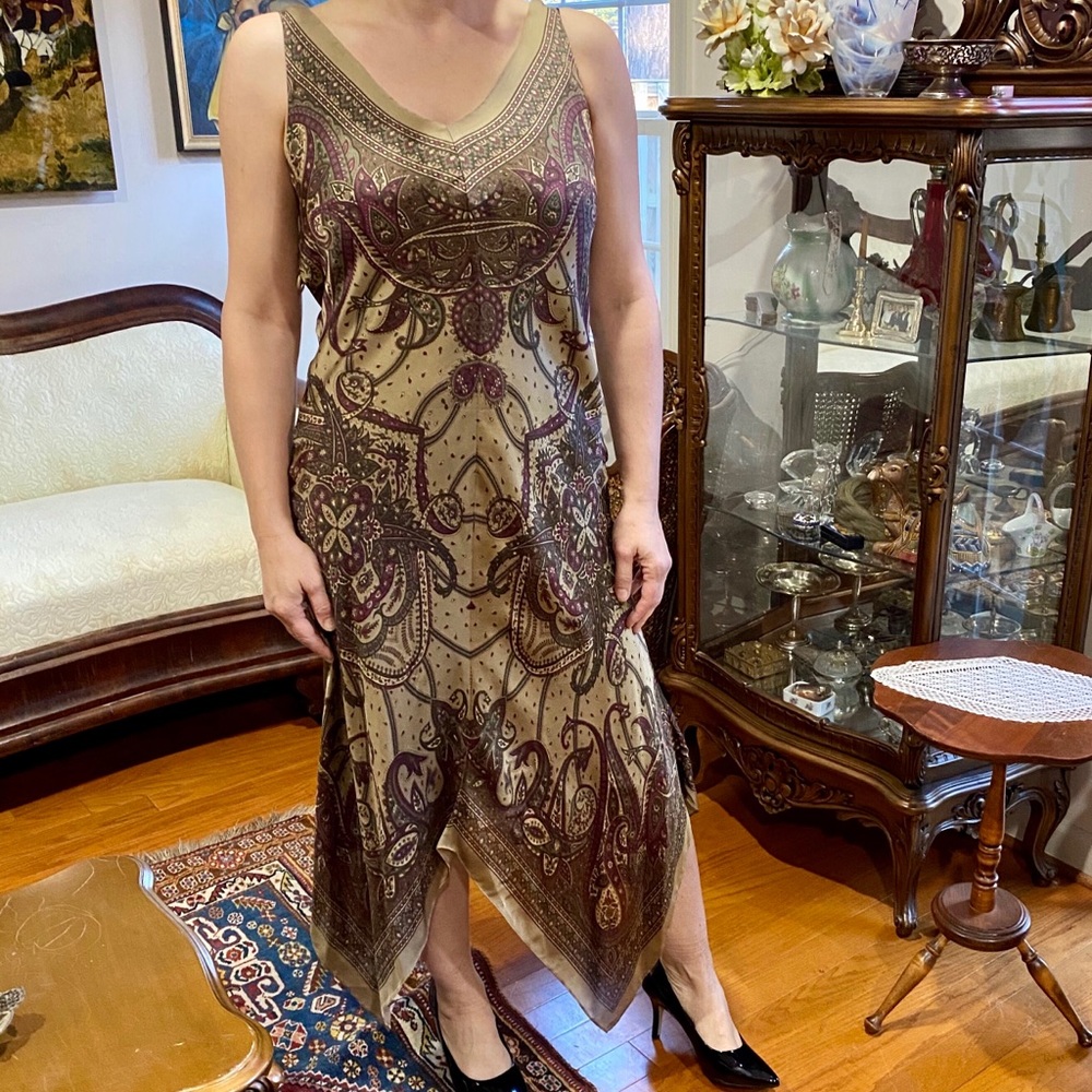 Ralph Lauren Handkerchief Hemmed Dress